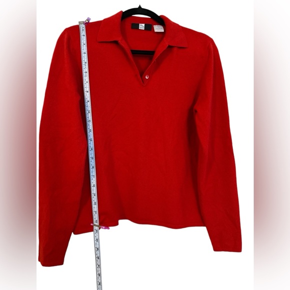 Saks Fifth Avenue Sweaters Red 100%Cashmere NO FOR SALE - Picture 7 of 9